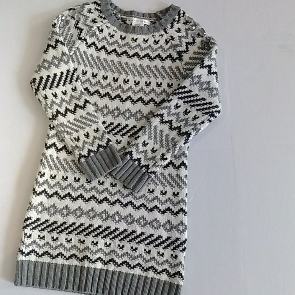 MAX Studio Sweater Dress Girls Sz M 5-6